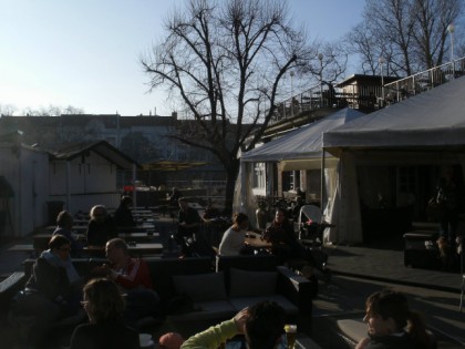 Foto: Golgatha  Biergarten im Viktoriapark